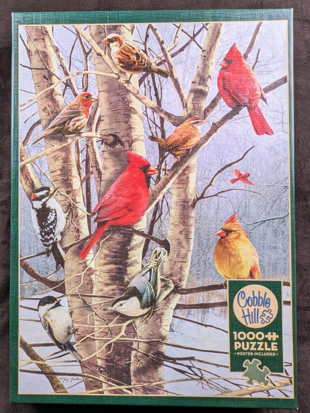 Cobble Hill Winter Birds — 1000 Pieces